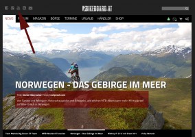 Über diese Schaltflächen geht's zu den BB-Videos, -Newslettern, Facebook & Co.