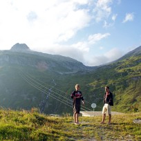 mitten durch die Schweizer Berge,