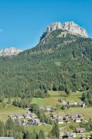 Im Hintergrund thront der Loser - ein 1837 m ü. A. hoher Gipfel im Ausseerland in der Steiermark.