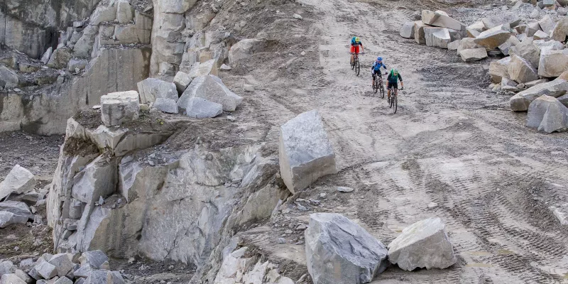 Mountainbiken im Granitland