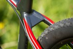 Der Alu-Rahmen ist sauber verarbeitet und