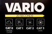 Von hellster (Cat 0) zu dunkelster Stufe (Cat 3) vergehen nur 20 Sekunden.