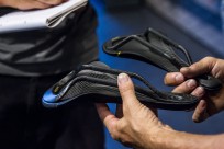 Im Klemmbereich ist das Carbongestell geschützt.