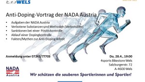 Anti-Doping Vortrag von Tri Team Wels