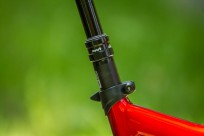 Das Sitzrohr wurde kürzer, um für bis zu 170 mm lange Dropper Platz zu schaffen.