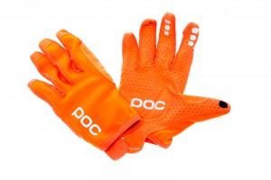 POC AVIP Langfinger Handschuhe mit Silikoneinsätzen für besten Grip und Touchscreen-Kompatibilität. Die Oberseite ist aus langlebigem und atmungsaktiven Nylongewebe. 