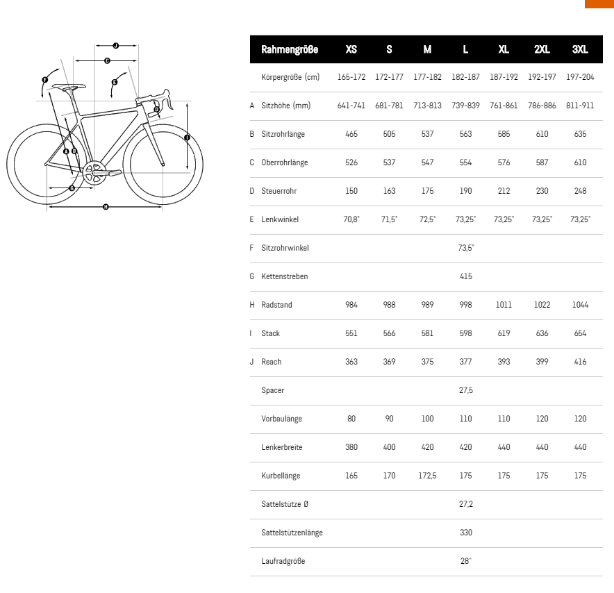 Neuling - Rahmengröße - Entscheidungshife - Rennrad powered by CONTEC -  Bikeboard